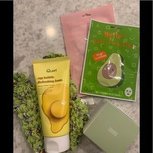 K-Beauty haul- cleanser, moisturizer, 2 sheet masks
